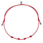 Necklace Chain in Red Wax Cotton Rope