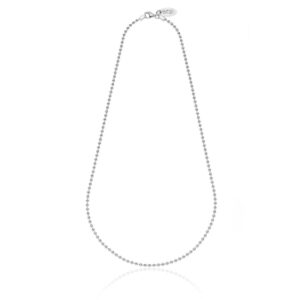 Necklace Base in silver mini-boule 42 cm